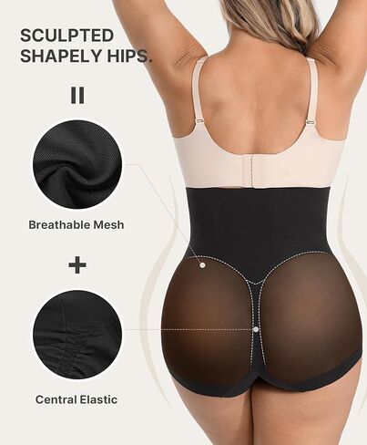 SHAPELLX Shapewear for Women Panties Tummy Control Underwear High Waist Body Shaper Breathable Compression Briefs Girdle in Saudi Arabia