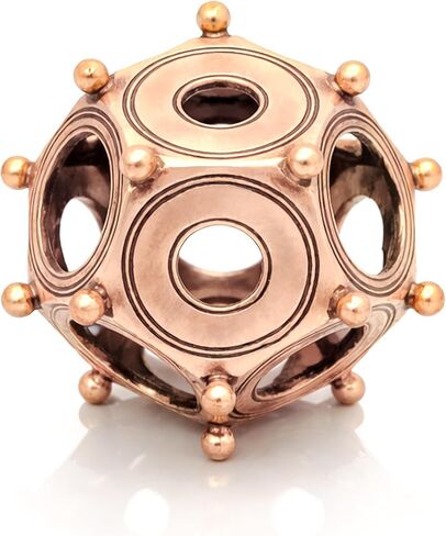 Lord of Battles Roman Bronze Dodecahedron | Lost-Wax Cast Ancient Artifact Replica | Mysterious Roman Relic for Collectors & History Lovers (Antique Bronze Finish) in Saudi Arabia