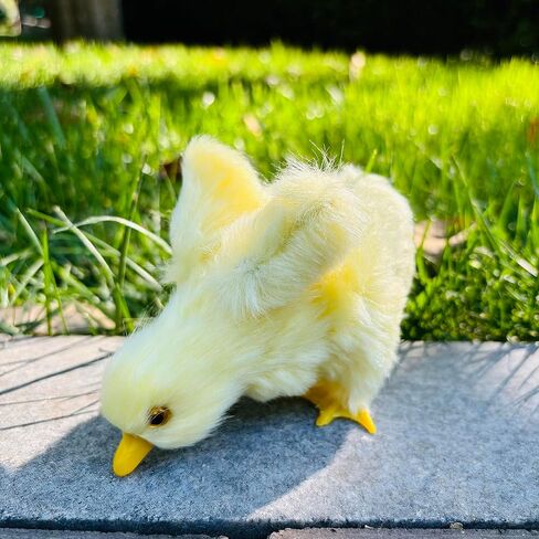 4Pcs Fluffy Easter Ducks Decor,Collectible Figurines for Decorations,Spring Farm Decor,Holiday Event Party Favors,Easter Props for Photography in Saudi Arabia