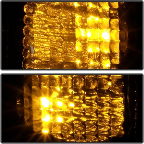AKKON - For 2003-2007 F250 F350 F450 F550 Superduty | 00-05 Excurison 2Pcs LED Smoked Lens Amber Side Mirror Lights in Saudi Arabia