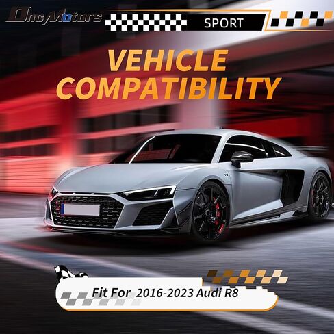 Real Carbon Fiber Steering Wheel for Audi R8 2016-2022 D-shaped Flat-bottom Nappa Perforated Leather Steering Wheel for Audi TT 15-19 TTS 16-19 TT RS 2017 in Saudi Arabia