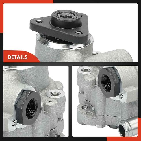 A-Premium Power Steering Pump Compatible with Land Rover Discovery 1995-1998, Defender 90 1997, 3.9L 4.0L, Replace # ERR4066, QVB101110 in Saudi Arabia