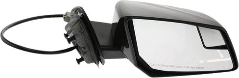 Garage-Pro Passenger Side Power Heated Mirror, Right Side Mirror For Chevrolet Traverse 2009-2017 Manual Fold With Signal Light Paintable, w/o Puddle Light, Auto-Dimming, and Blind Spot Feature in Saudi Arabia