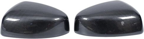 2PCS ABS Rearview Mirrors Cover Compatible with Nissan 370Z Z34 2009-2020 Carbon Look Door Rear View Mirror Cover Side View Mirror Caps Protective Trim Cover Fits (Carbon Look) in Saudi Arabia
