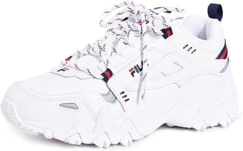 حذاء Oakmont TR للسيدات من Fila باللون الأبيض/الأحمر الداكن in Saudi Arabia