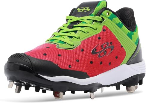 Boombah Viper Women's Metal Cleat - Watermelon Pitching Toe - Multiple Color Options - Multiple Sizes in Kuwait