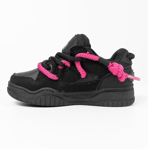 Q-AND Womens Sneakers Walking Skate Shoes Non Slip Fashion Casual Trend Street Workout Athletic Comfortable Platform Skateboard Shoe in Saudi Arabia