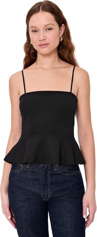L'AGENCE Women's Parisa Sleeveless Peplum Top in Kuwait