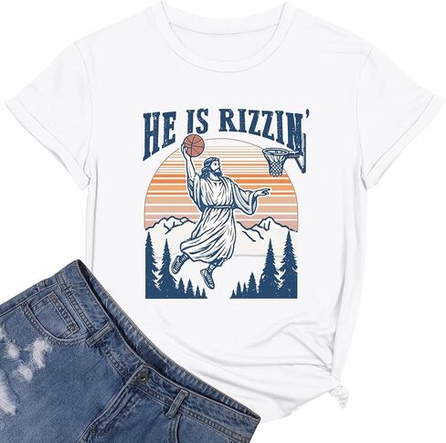 NTSWZYS Happy Easter Shirts Easter Bunny T-Shirt Short Sleeve Rabbit Graphic Tees Easter Shirt Tops in Saudi Arabia