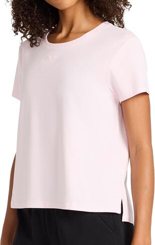 Reebok Women's Embroidery Hit Graphic Crewneck T-Shirt, Standard Fit, Lightweight Stretch Cotton Fabric in Saudi Arabia