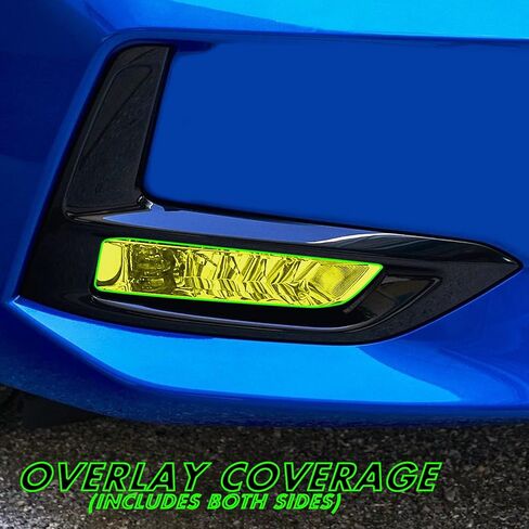 SlickMod PreCut Vinyl Smoke Tint for 2020-2022 Nissan Sentra Foglight (4. Foglight, Yellow) in Saudi Arabia