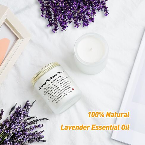 Jonico Birthday Gifts for Women - Friendship Best Friend Birthday Gifts for Women Bestie BFF, Lavender Candle in Saudi Arabia