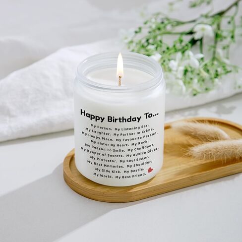 Jonico Birthday Gifts for Women - Friendship Best Friend Birthday Gifts for Women Bestie BFF, Lavender Candle in Saudi Arabia