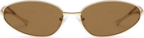 Retro Gold Cateye Sunglasses for Women Men 2026 Metal 70s Cat Eye Hippie Sun Glasses AP3759 in Kuwait