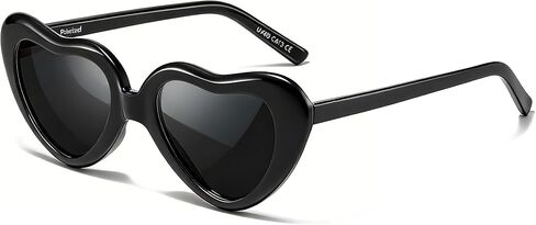 Chicid Polarized Heart Sunglasses for Women, Classic Love Frame Sun Glasses UV400 Protection in Kuwait