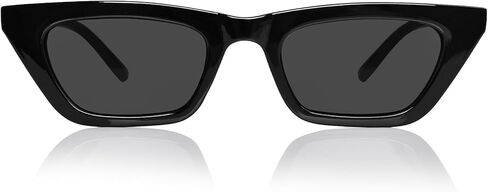 Narrow Square Cateye Sunglasses for Women, Women's Retro Trendy Cute Sun Glasses Small Frame with UV400 Protection in Saudi Arabia