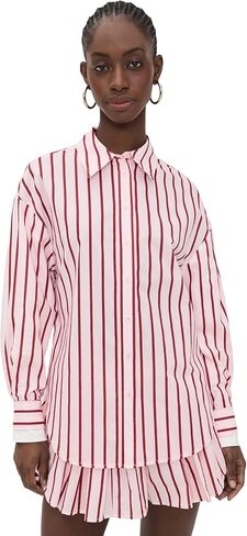 Line & Dot Women's Vivee Button Down Shirt in Kuwait