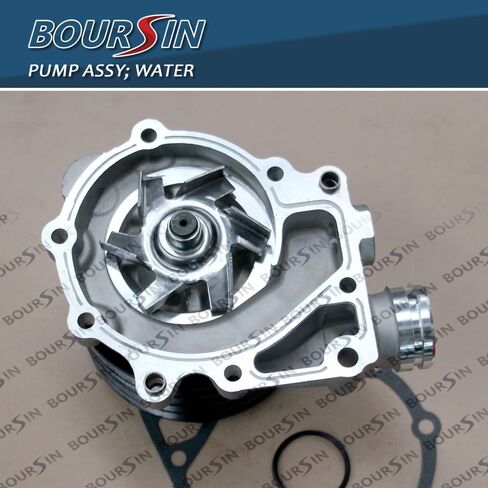 BOURSIN Water Pump For ISUZU FTR FSR FRR FVR 6HE1 7.1L 1995-1998 4-Groove W/Gasket in Saudi Arabia