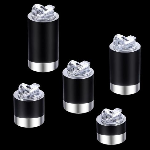 5 Pack Clear Ring Display Stand, Acrylic Ring Display Holder, Cylinder Jewelry Stand Organizer for Wedding Engagement Rings, Sturdy Solid Showcase for Photography Boutique Cosmetic Crafts in Kuwait