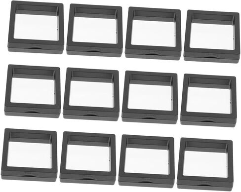 BESPORTBLE 20pcs Portable Jewelry Storage Box Clear Travel Organizer for Rings Necklaces Earrings Pe Film Containers Compact Lightweight Easy in Saudi Arabia