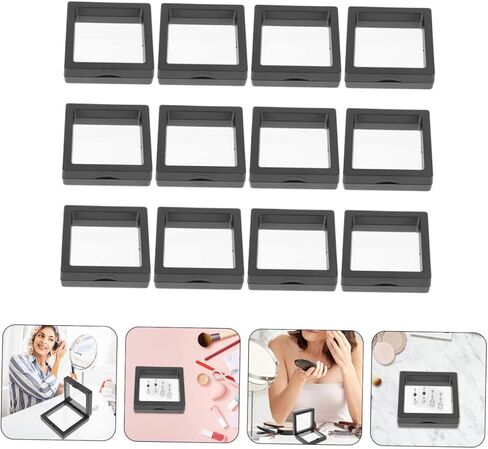 BESPORTBLE 20pcs Portable Jewelry Storage Box Clear Travel Organizer for Rings Necklaces Earrings Pe Film Containers Compact Lightweight Easy in Saudi Arabia