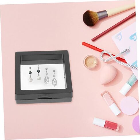 BESPORTBLE 20pcs Portable Jewelry Storage Box Clear Travel Organizer for Rings Necklaces Earrings Pe Film Containers Compact Lightweight Easy in Saudi Arabia