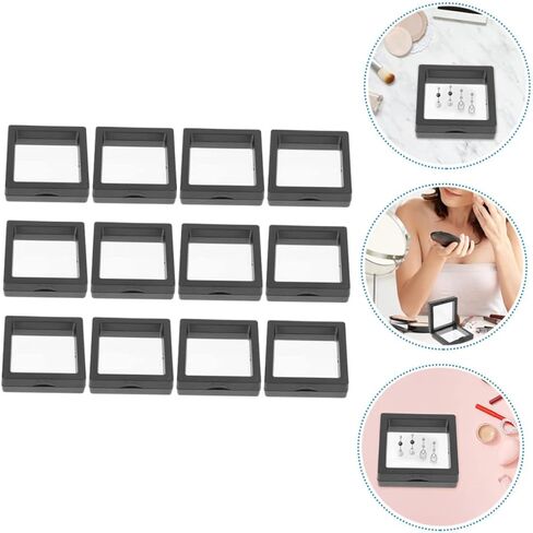 BESPORTBLE 20pcs Portable Jewelry Storage Box Clear Travel Organizer for Rings Necklaces Earrings Pe Film Containers Compact Lightweight Easy in Saudi Arabia