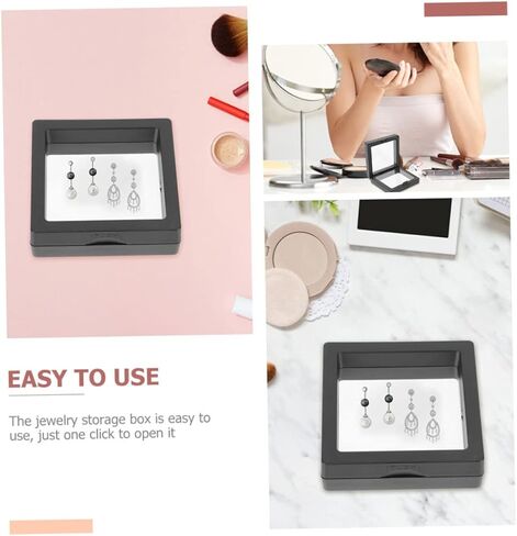 BESPORTBLE 20pcs Portable Jewelry Storage Box Clear Travel Organizer for Rings Necklaces Earrings Pe Film Containers Compact Lightweight Easy in Saudi Arabia