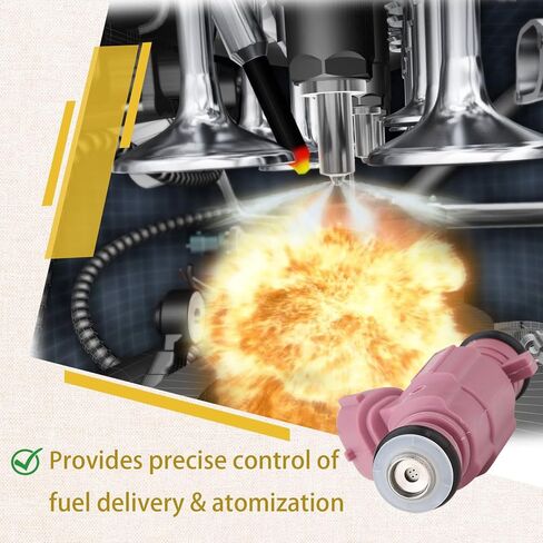 2006-2011 G4-Motor 1.6L Fuel Injectors,Compatible with/Hyundai 1.6 Accent 2006-2011,Compatible with/Kia Rio Rio5 |4 Holes| |Set of 4| |OE#35310-37170| in Kuwait