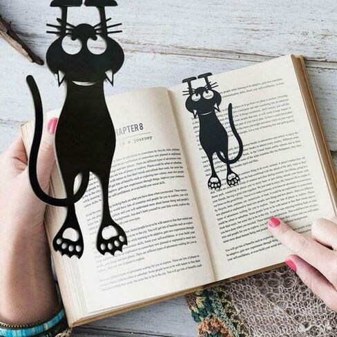3D Cat Bookmark, Cute Animal Page Marker for Book Lovers & Reading in Saudi Arabia
