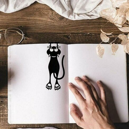 3D Cat Bookmark, Cute Animal Page Marker for Book Lovers & Reading in Saudi Arabia