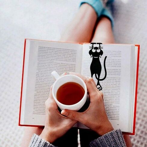 3D Cat Bookmark, Cute Animal Page Marker for Book Lovers & Reading in Saudi Arabia