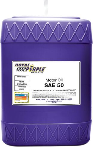 Royal Purple 06050-6PK زيت محرك اصطناعي عالي الأداء مرخص من API SAE 50 - 1 كوارت. (الحالة 6) in Kuwait