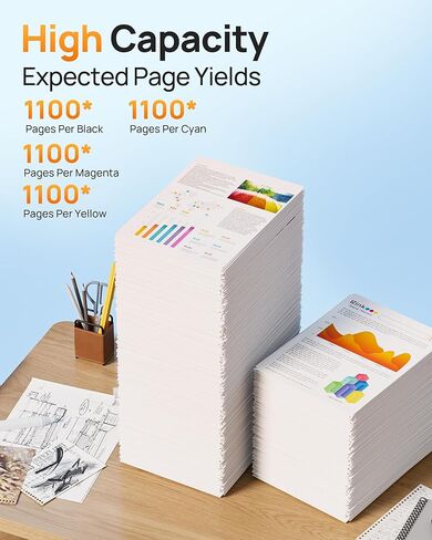 حزمة كومبو من خراطيش الحبر E-Z Ink 822XL بديل مُعاد تصنيعه لخراطيش حبر Epson 822XL 822XL لحبر الطابعات Workforce Pro WF-3820 WF-3823 WF-4820 WF-4830 WF-4833 WF-4834 (4 عبوات) in Saudi Arabia