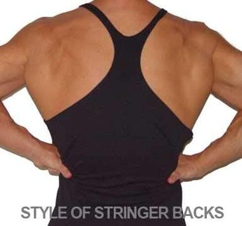 Gold's Gym Tank Top Stringer - مرخص رسميًا - ST-2 (M، أسود) in Kuwait