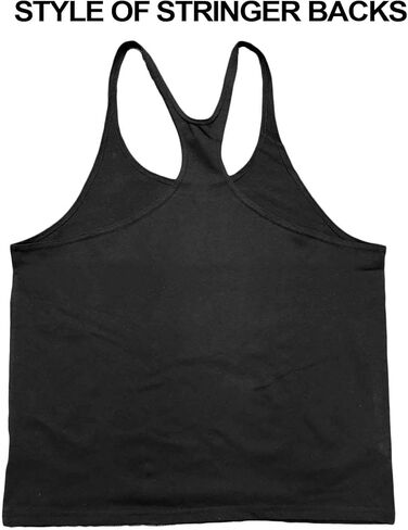Gold's Gym Tank Top Stringer - مرخص رسميًا - ST-2 (M، أسود) in Kuwait