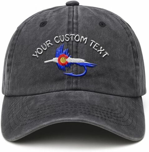 Soft Baseball Cap Embroidered Colorado Fly Fishing Co Colo. Coloradan Centennial Mile Cotton in Saudi Arabia