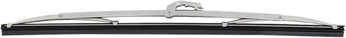 United Pacific 110424 13-inch Polished Stainless Steel Bayonet Type Wiper Blade, Fits Using Bayonet Mounts, 3/16-inch Bayonet Width - ONE Wiper Blade in Kuwait