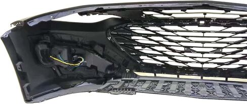 Front Bumper Cover Kit Compatible with 2019 2020 2021 2022 2023 2024 Chevy Malibu L, LS, LT, RS Sedan 1.5L W/Upper Grille Lower Grill & Fog Lights - No Fold Shipping in Kuwait