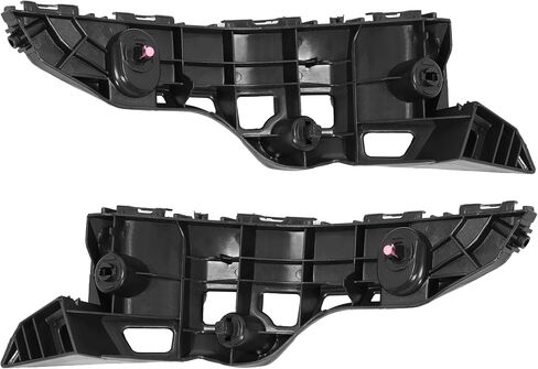 KUAFU Pair Front Bumper Bracket Compatible with 2014 2015 2016 2017 2018 2019 Toyota Highlander Replacement for 525350E050 525360E030 TO1043133 TO1042133 POM Plastic Black in Saudi Arabia