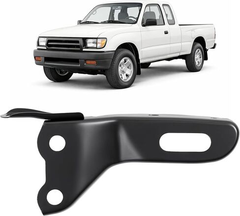 KUAFU زوج واحد من دعامات المصد الأمامي المتوافقة مع 1995-1997 Toyota Tacoma (الطراز الفرعي: DLX، SR5) TO1067115 TO1066115 52011AD010 52012AD010 للسائق والراكب من الفولاذ الكهربائي باللون الأسود in Kuwait
