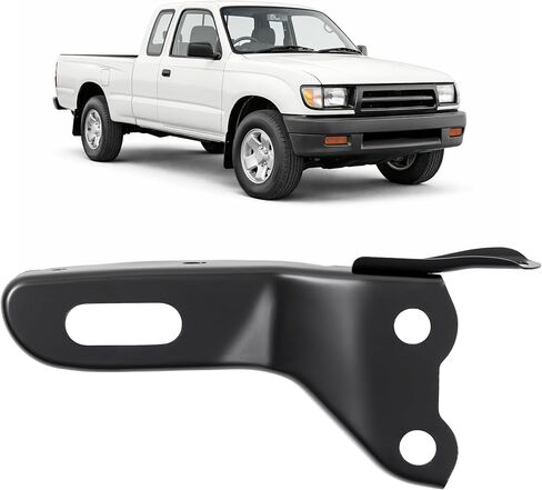 KUAFU زوج واحد من دعامات المصد الأمامي المتوافقة مع 1995-1997 Toyota Tacoma (الطراز الفرعي: DLX، SR5) TO1067115 TO1066115 52011AD010 52012AD010 للسائق والراكب من الفولاذ الكهربائي باللون الأسود in Kuwait