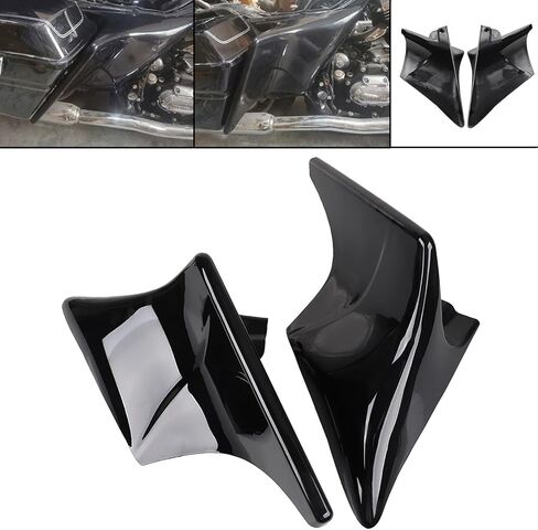Stretched Extended Side Covers Panel for Harley Electra Glide Classic EFI FLHTCI Road Glide EFI FLTRI Road King FLHR Street Glide FLHX 1997-2007 in Saudi Arabia