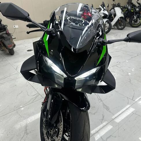 For 2026 ZX6R ZX-6R 2025 2024 Side Downforce Spoilers Fairing Winglet zx6r Motorcycle Naked Side Front Aerodynamic Wind Wing in Kuwait