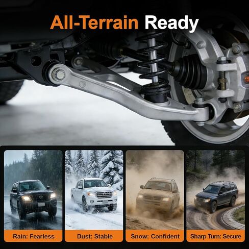 8pcs Front Suspension Kit Lower Control Arm Compatible with 2005-2010 Pontiac G6, Chevrolet Malibu 2004-2012, 2007-2009 Saturn Aura in Kuwait