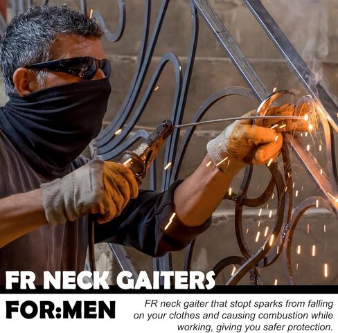3 قطع قناع وجه مقاوم للهب 3 أونصة للرقبة سنود FR لحام مقاوم للهب لمجمعي اللحام وعمال الصلب والكهربائيين وعمال الصناعة الآخرين in Kuwait