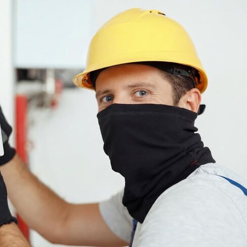 3 قطع قناع وجه مقاوم للهب 3 أونصة للرقبة سنود FR لحام مقاوم للهب لمجمعي اللحام وعمال الصلب والكهربائيين وعمال الصناعة الآخرين in Kuwait