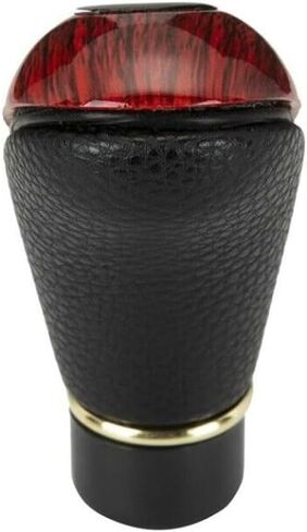 5 Speed Black Shift Knob Gear Stick Shifter Leather Compatible with Ford Ranger 1988 1989 1990 1991 1992 1993 1994 1995 1996 1997 1998 1999-2011 (Black and Peach Wood Color) in Kuwait