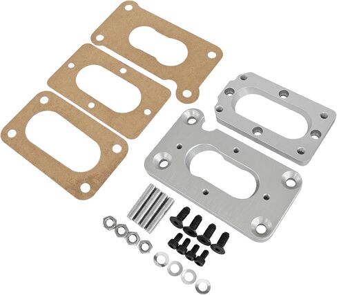 Carburetor Manifold Adapter Plate & Gasket Kit, 99004675 Replacement Compatible with Mazda B2000 B2200 1984-1993 in Saudi Arabia