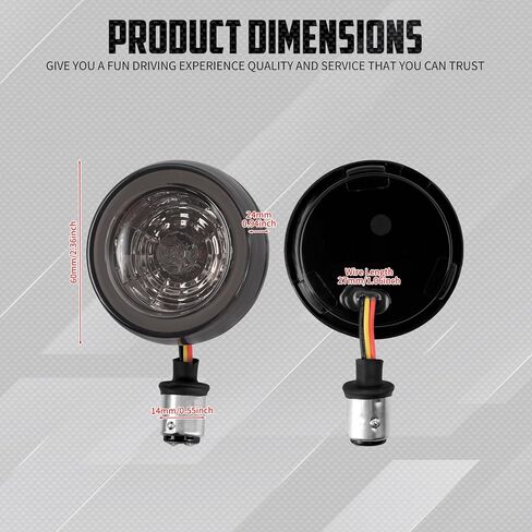 مصابيح إشارات الانعطاف LED للدراجة النارية الأمامية 1157 أضواء رصاصة مناسبة لدراجة Harley Softail Dyna Sportster Touring CVO Electra Glide Classic Street Glide Road Glide in Kuwait